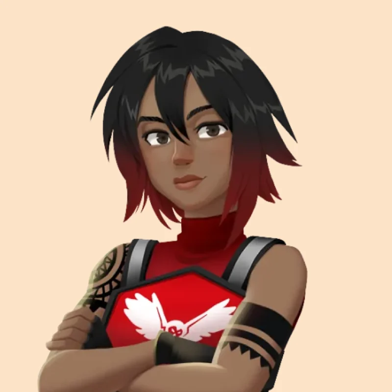 Cleo in Apex Academy armor